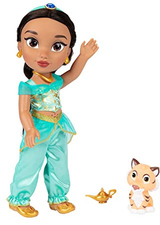 Disney Princess Singende Jasmin Puppe 35 cm, singt „A Whole New World“, inklusive Zubehör für zusätzlichen Spielspaß, perfekt für Mädchen ab 3 Jahren