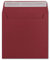 1000 Quadratische Brief-Umschläge Dunkel-Rot - 15,5 x 15,5 cm - 120 g/m² Haftklebung stabile Kuverts ohne Fenster - von Ihrem Glüxx-Agent