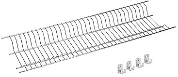 Sauvic Escurreplatos en Acero Inoxidable 18/8 para armarios de 65 cm.