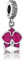 MariaFonte Charm New 2025 Compatibile Tutte Marche Bracciali Collane Orchidea Rosa Portafortuna Argento 925 Compleanno Anniversario Ciondoli Originale Amicizia Mamma Bead Cuore Perline Natale