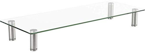 Speaka Professional Monitor-Erhöhung Höhen-Bereich: 75 bis 90 mm Transparent