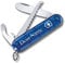 Victorinox Kinder Taschenmesser My First Wunschdruck I Name auf der Schale I Geschenk I zum Geburtstag I Schweizer Taschenmesser personalisiert 9 Funktionen 0.2373.T (blau transparent)