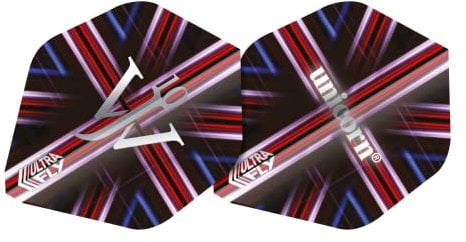 Unicorn Ultrafly.75 Ar1 James Wade 10 Ultrafly Dart-Flights, Mehrfarbig, AR Type 1