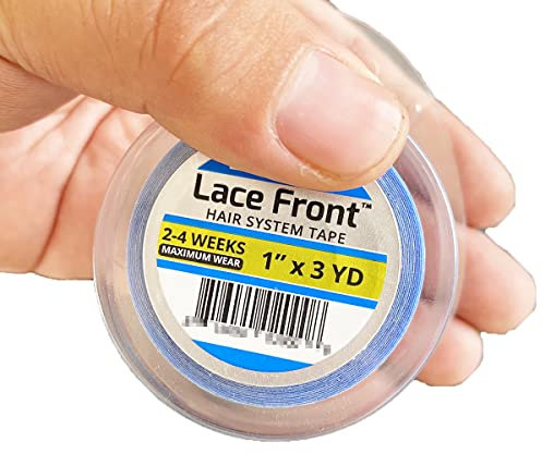LACE FRONT SUPPORT TAPE 1 x3yards Klebstoff Double Side Walker Tape für Perücken Toupees Haarband
