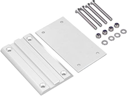 Tischbeinplatte, Tischbeinstütze, Sockelhalterung mit Schrauben und Unterlegscheiben für Wohnmobile, Wohnwagen, Wohnmobile, Wohnmobile, Yachten