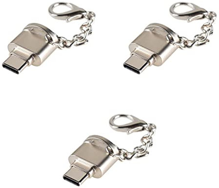 Mikikit 3pcs Usb Type c Otg Adapter Usb-c Speed Connect Flash Drives Keyboards Mice