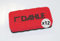 Dahle Whiteboard-Radiergummi (Magnetischer Wischer zur Trockenreinigung auf vielen Oberflächen) rot Multipack 12 Stück