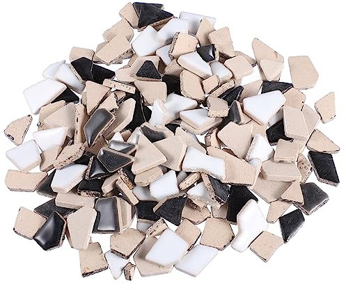 HOMSFOU Ceramic DIY Tile Porcelain Tiles DIY Vase Tiles DIY Crafts Irregular Flower Vase Crystal Tiles Tiny Tile Mold Ceramics Glass Child