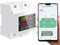Smart Electricity Usage Monitor,Bluetooth AT4PW 100A Din Rail Power Meter,110V-220V Digital Energy KWH Energy Monitor,App Remote Control Household Power Consumption Monitor with Digital Display