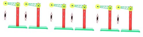 ULTECHNOVO 3 Sätze 2st Mechanische Versuchsausrüstung Wissenschaftstechnologie-tool Studenten Physik Experiment Riemenscheibe Schulunterricht Flaschenzug Zubehör Spielzeug Plastik Grundschule