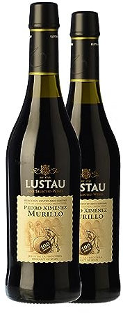 Lustau PX Murillo Pedro Ximénez Jerez-Xérès-Sherry Botella Medium 50 cl Vino generoso (Caja de 2 Botella Medium de 50 cl)