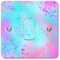 Pink & Blue Light Switch Sticker Vinyl Skin Cool Stuff Teen Bedroom Accessories Cute Mermaid Unicorn Girls Bedroom Room Decor
