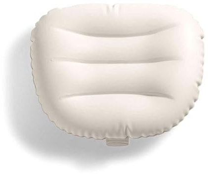 Intex Einfach zu installierende, verstellbare und aufblasbare Spa-Kopfstütze mit Kopf- und Nackenstütze für Pool, Rasen und Spa, Weiß