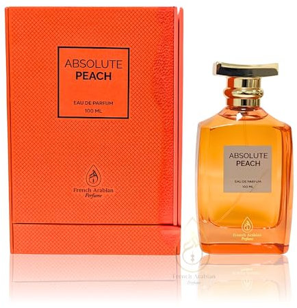 Absolute Peach Eau de Parfum 100 ml – Unisex-Frugrance mit einem bitteren Pfirsichduft, langer Halt, perfekt für Angelliebhaber, ideal bei warmem Wetter