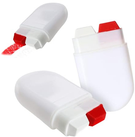 Palo de pintura facial rojo y blanco, paquete de 6 unidades, color rojo y blanco, pintura facial para aficionados al deporte, maquillaje, fútbol, rugby, eventos deportivos