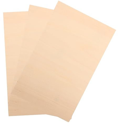 STOBOK 3st Sperrholz Aus Linde Bastelzubehör Selber Machen Unfertige Leere Tags Unvollendetes Türschild Hängendes Leeres Schild Lindenholzbretter Handdekor Verzierungen Zum Basteln