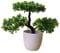perfk Albero Bonsai Artificiale Piccole Piante Finte Benvenuto Piante Finte da Interno in Vaso Albero Bonsai per Scrivania da Ufficio Giardino da Fattoria