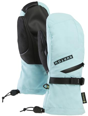 Burton Women’s Gore-TEX Insulated Mittens – Waterproof Winter Snowboard Mittens – Light Teal, Medium