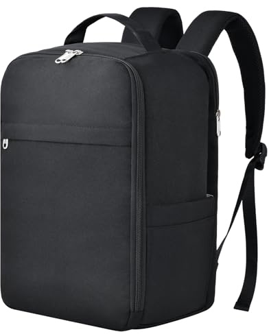 Zuquik für Ryanair Handgepäck 40x30x20 Rucksack Reiserucksack Travel Backpack Flugzeug 14 Zoll Laptop mit Anti-Diebstahl Tasche für Herren Damen Schulrucksack Jungen Teenager（Schwarz）