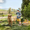 Thealyn Gartenzaun, 101 H *71 B cm | 10 Paneele, rostfreies Metall, für Hunde, Haustiere, Tierbarriere, Gartenzaun, Bordüre für Hof, Terrasse, Blumenbeet