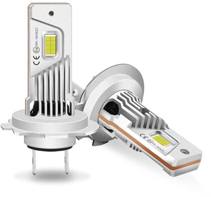 MOTORHOOK H7 Halogen Scheinwerferlampe 5500K | 12V | H7 55W | Abblendlicht | Auto Lampe | Plug and Play | 2 Stücke-5500K | 2 Stücke-6000K