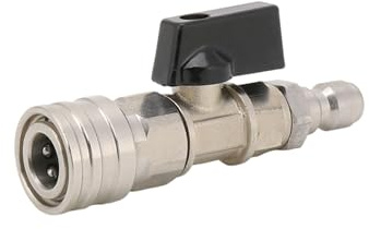 Vannes de nettoyeur haute pression en acier inoxydable 3/8/1/4 Raccords rapides et interrupteurs de contrôle de l'eau Raccords à connexion rapide