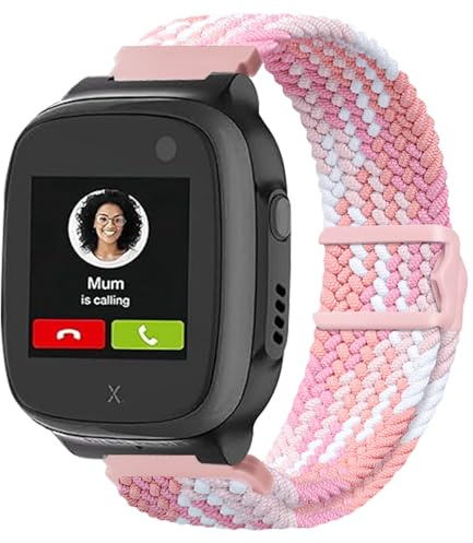 16mm Nylon Armbänder Kompatibel mit Xplora X5 Play/Kidzi/XGO 2/XGO 3 | Magnetisches Wasserdicht Bequem Weich Verstellbare Ersatzarmband für Kinder Mädchen Jungen