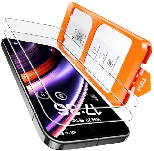 TOCOL Verre Trempé pour Google Pixel 9 Pro | Lot de 2, Facile à Installer, Sans Bulles, 9H Résistant aux Rayures, Anti-Traces de Doigts, Coques de Téléphone Compatibles