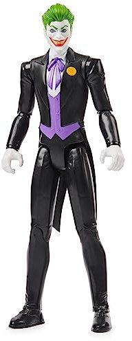 Batman 30,5 cm große The Joker Actionfigur (schwarzer Anzug), für Kinder ab 3 Jahren
