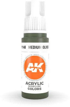 AK Interactive AK11148 Medium Olive Green 17ml