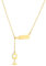 PAURO Femme Acier Inoxydable Bouteille De Vin Verre Pendentif Colliers Y, Or Creux