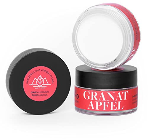 PIMO Deo Creme Granatapfel, Granatapfelextrakt, 100% Natürlicher Schutz, Vegan