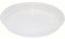 Acan Tradineur Assiette transparente en plastique, plateau, soucoupe ronde pour pot d'intérieur, extérieur, jardin, terrasse, balcon, Ø 16 cm