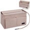 Ropch Handtaschen Organizer, Filz Taschenorganizer Bag in Bag Innentaschen Handtaschenordner mit Abnehmbare Reißverschluss-Tasche und Schlüsselkette (Beige 1, M)