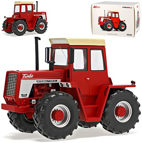 International 4166 Rot Traktor 1/32 Schuco Modell Auto mit individiuellem Wunschkennzeichen