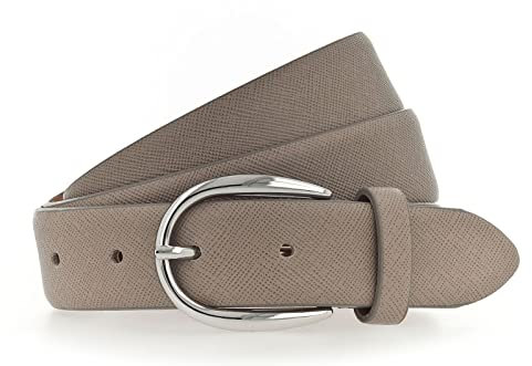Vanzetti Leder Gürtel Classics 30mm Cambered Leather Belt W105 Taupe grau