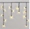 EMOS Connect System 3m Eisregen Lichterkette Profi, Weihnachtslichterkette mit 50 LEDs, Erweiterungskomponent C (ohne Verbindungskabel und Adapter), IP44 für Innen und Außen, Warmweiß, schwarz