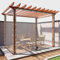 Transparente PVC-Plane Mit Reißverschluss,Klare wasserdichte Abdeckplane,0,35mm Faltbare PVC-Gewebeplane,Gärten Gewächshaus Pergola Transparente Plane Seitenwände Vorhänge,WxH-1.2x2.2m/3.9x7.2ft