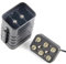 Boîtier à piles 12 V 6 x 18650, lumière LED, support de batterie avec câble, USB/DC, double interface, boîtier de batterie étanche, installation facile