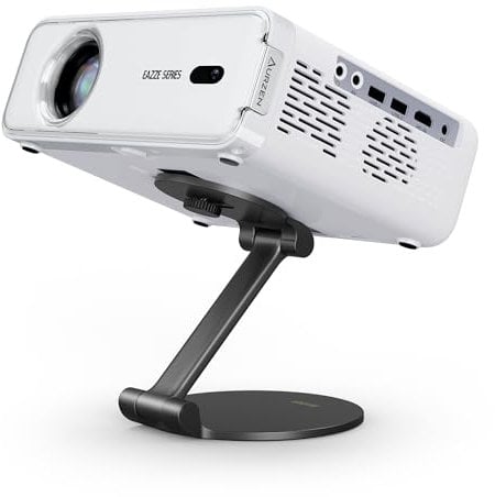 Support pliable pour projecteur, support ultra compact avec installation facile et rotation à 180 degrés, convient pour projecteur Aurzen D1 et D1 Pro, AKIYO, XuanPad, Yoton, Elephas, léger 367 g