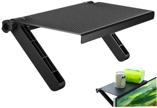 Tv Top Shelf, Adjustable Tv Shelf Mounting Bracket, 13-Inch Wide Panel Tv Shelf For Cable Box, Non Slip Under Tv Shelf For Streaming Devices, Router, Dvd, Game Console,Tv Top Shelf