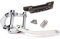 BESTonZON Palisander-jazzgitarrensteg Mit Höhenverstellbarem Saitenhalter 6-saitiges Archtop-gitarren-tremolo Als Ersatz Für Jazzgitarren (silber)