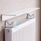 Etagere Radiateur à Poser sans Percer, Cache Radiateur en Aluminium Tablette Radiateur Flottantes Blanc pour Le Rangement et la Décoration, Charge Maximale 30kg,W 14.5cm/5.7in; L 35cm/13.7in