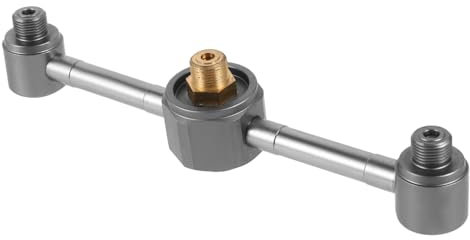 Milisten Adaptateur de Brûleur Séparateur de Bouteille de Gaz en Alliage D'aluminium pour en Plein Air Et Le Camping