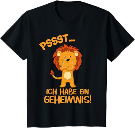 Kinder Ich habe ein Geheimnis - Ich werde ein großer Bruder Löwen T-Shirt