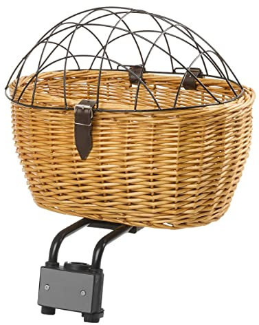 M-Wave BA PET Weidenkorb, Braun, 43 x 29.5 x 22/14 cm