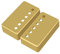 lovermusic 2 Metall Gitarre Humbucker Pickup-Kappen Gitarre Ersatz gold