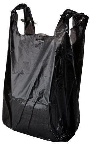 Venuscello® 2000 x Vest Style Carrier Bags Black Plastic 8 x 13 x 18 Heavy Duty Carry Bags for Vegetables Fruits Groceries Shopping