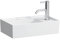 Laufen Kartell Handwaschbecken,Armaturenbank rechts, unterbaufähig, 1 Hahnloch, ohne Überlauf, 460x280, Farbe: Weiß - H8153340001111