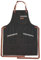 Schürze Küchenschürze Männer Frauen Unisex Schwarz Working Denim Schürze Chef Restaurant Kochschürzen Für Barkeeper Kellner Cafe Shop BBQ-Black_34_X_27_Inches